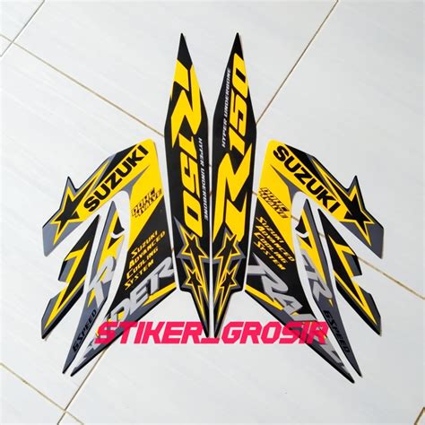 Jual STIKER STRIPING LES LIS BODY SUZUKI SATRIA FU RAIDER R150 FACELIFT