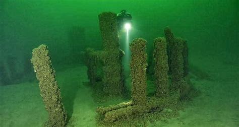 Stonehenge Like Structure Discovered Under Water In Lake Michigan