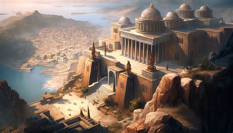 Ancient Greek city from up above by MHoltsmeier on DeviantArt