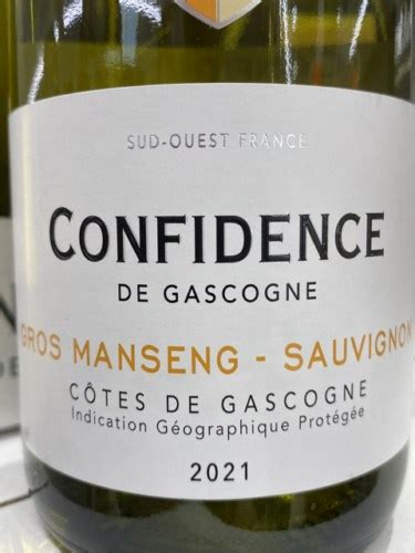 Lidl Confidence De Gascogne Gros Manseng Sauvignon Vivino US