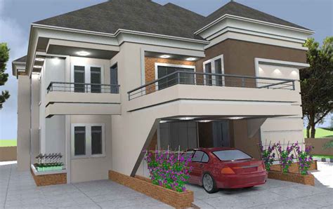 Bedroom Duplex Floor Plan In Nigeria Home Alqu