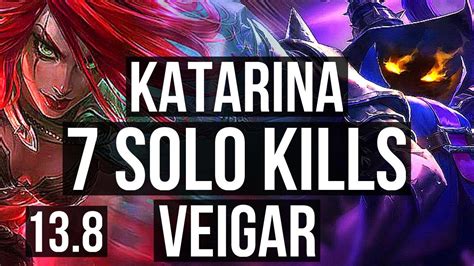 KATARINA Vs VEIGAR MID 7 Solo Kills 17 3 9 Legendary 1 2M