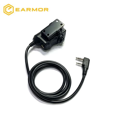 EARMOR M51 Tactical Kenwood Versi N Baofeng PTT Enchufe Est Ndar