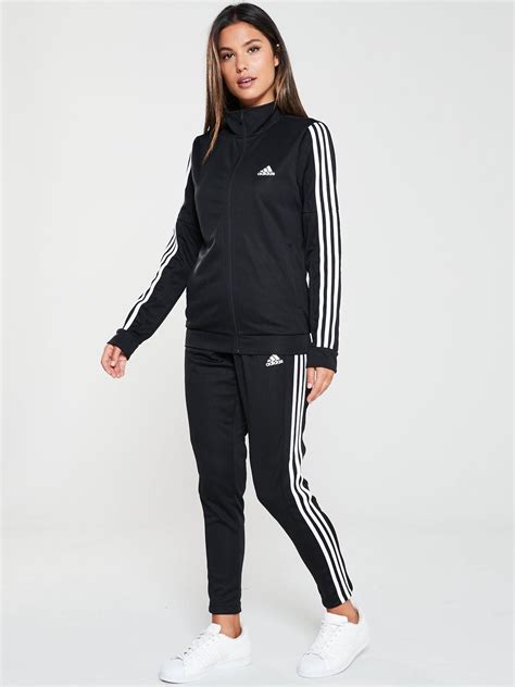 Adidas Team Sports Tracksuit Black Adidas Outfit Women Tracksuit