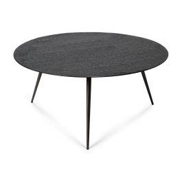 ETHNICRAFT LUNA COFFEE TABLE LAVA BLACK 80x80x35 25907 1019196 De