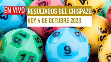 Resultados Chispazo 10099 Y 10100 Hoy 4 De Octubre 2023