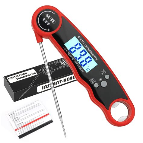 Masbrill Digital Meat Thermometer For Grill And Cooking Ultra Fast Thermometer With Backlight