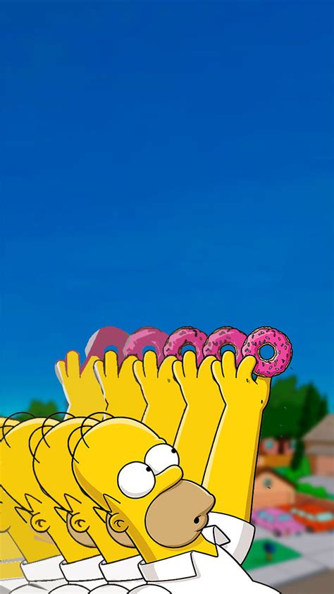 P Descarga Gratis Homero Simpson Animado Rosquilla Homero The