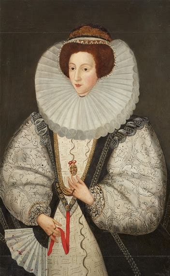 British School 16th Century Portrait Of A Lady In A Ruff Mutualart