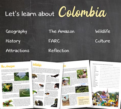 Colombia Country Study Teaching Resources