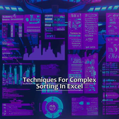 Performing Complex Sorts In Excel Manycoders