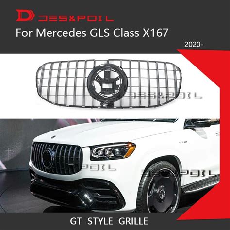 2020 GLS X167 GTR Panamerica Grill Vertical Style For Mercedes Benz GLS