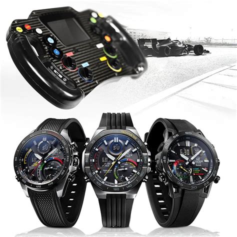 Montre Casio Edifice Bluetooth Ecb Mp Aef Solar Lcd Racing Multi