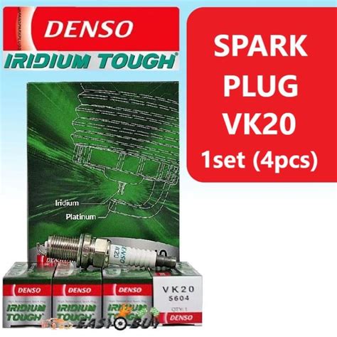 Denso Spark Plug Iridium Tough Vk20 Toyota Estima Vios Altis