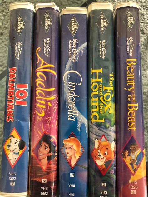 Disney Black Diamond Vhs Tapes Etsy