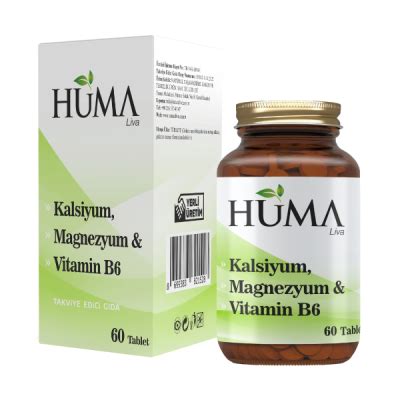 Huma Kalsiyum Magnezyum Ve B Vitamin Takviyesi Naturalive Beauty