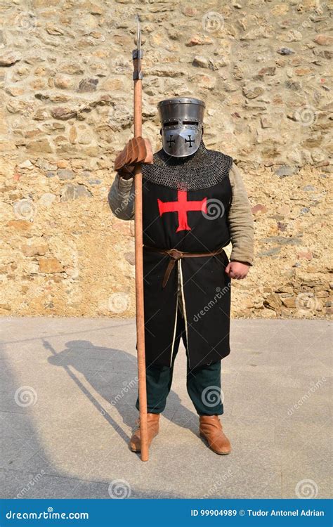 Medieval Templar Warrior Stock Image Image Of Malta 99904989