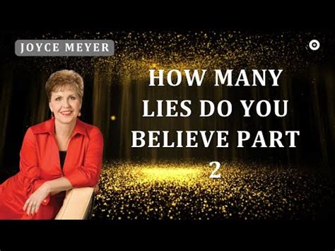 Unshakeable Trust How Many Lies Do You Believe Part 2 Joyce Meyer 2024