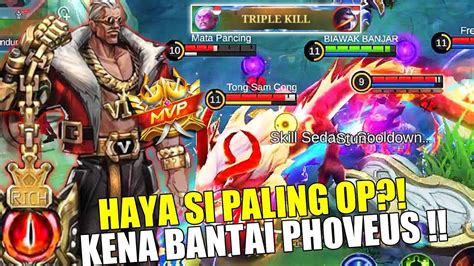 Phoveus Best Build Gameplay Hero Phoveus Phoveus Mobile Legends