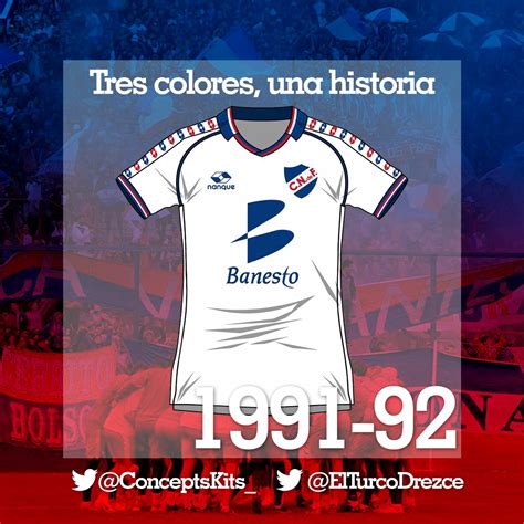 Nacional 1991 92 Home Kit