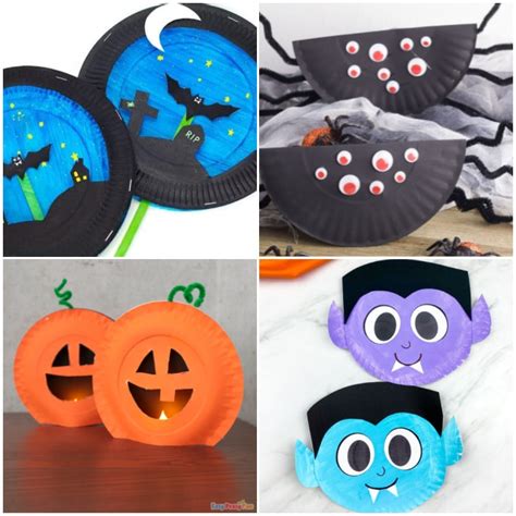 21 Fun Easy Paper Plate Halloween Crafts For Kids