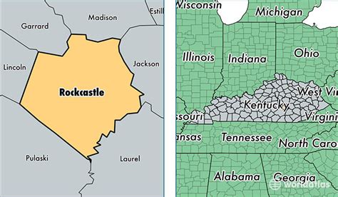 Rockcastle County Ky Map