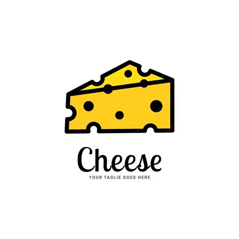 Premium Vector Cheese Logo Round Linear Logo Of Cheese Store Luxury