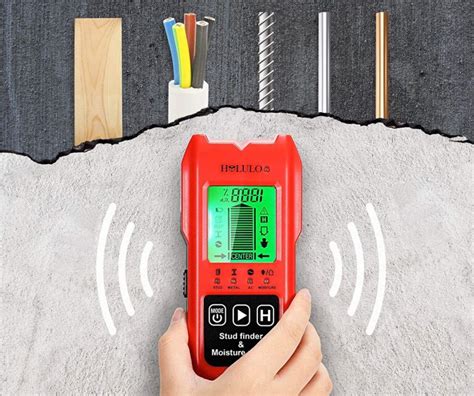 Detector Escaner De Pared En Con Pantalla Lcd Bater A Con Alarma