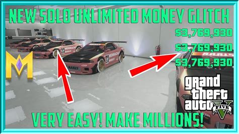 Gta New Solo Unlimited Money Glitch Working After Patch New