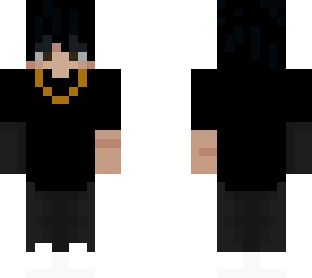 Clean Black hair boy | Minecraft Skin