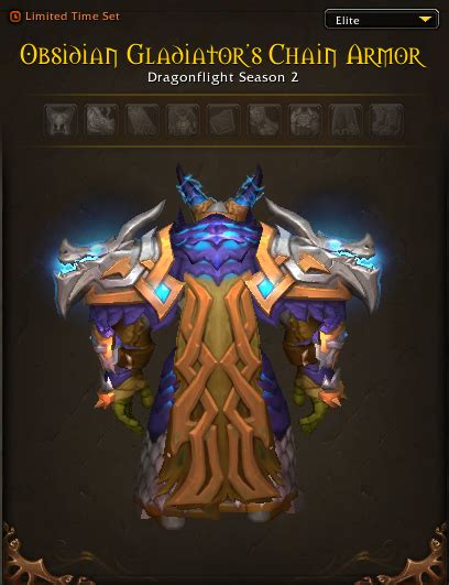 Shaman Gladiator And Elite Pvp Sets In Dragonflight Season News