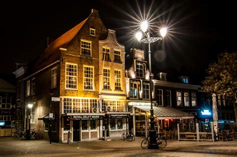 Wallpaper City Street Cityscape Night Road Evening Town Nikon