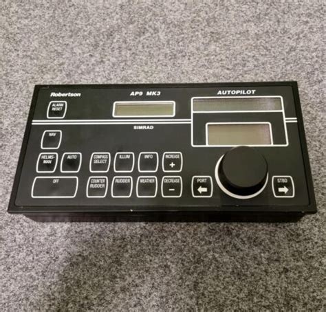 Simrad Robertson Ap Mk Autopilot Control Head Unit Controller