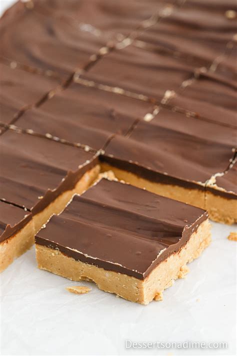 Buckeye Bars No Bake Chocolate Peanut Butter Bars