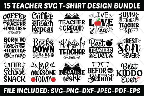 School And Teacher Svg Bundle Graphic By Design Bundle · Creative Fabrica