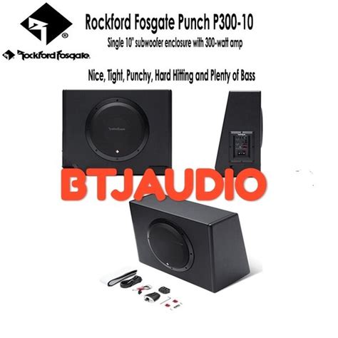 Jual Subwoofer Aktif Rockford Fosgate P300 10 Model Bassbox Ukuran 10 Inch Di Lapak Kilang