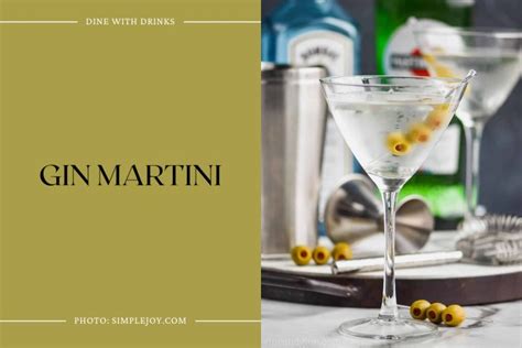 29 Gin Martini Cocktails That Will Shake Up Your Night! | DineWithDrinks