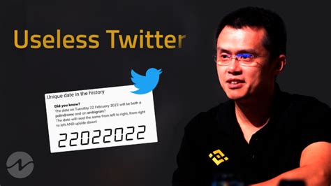 Binance Founder And Ceo Mentioned Today S Date Significance Tweet Useless Thenewscrypto