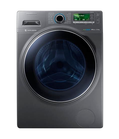 Samsung 12 Kg Ww12h8420ex Front Load Fully Automatic Washing Machine Silver Price In India