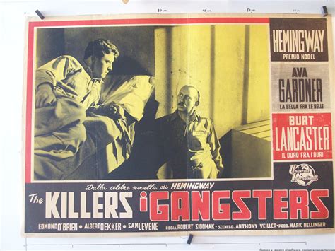 THE KILLERS I GANGSTERS MOVIE POSTER THE KILLERS MOVIE POSTER