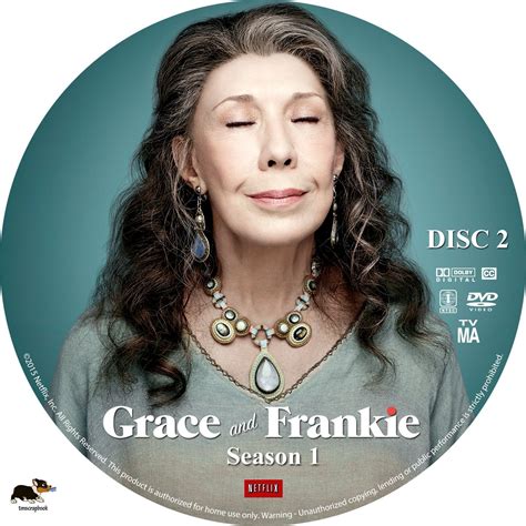 Grace And Frankie Season 1 2016 R1 Cover Labels 1 Dvd Covers Cover