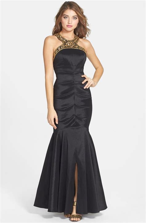 Xscape Embellished Taffeta Mermaid Gown Nordstrom