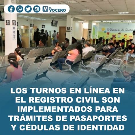 Los Turnos En L Nea En El Registro Civil Son Implementados Para