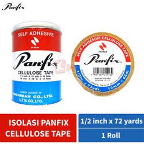 Selotip Panfix Cellulose Tape 1 2 Inch X 72 Yards