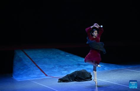 Dancers Of National Youth Ballet Of Germany Perform At Beijing Tianqiao