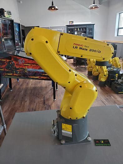 Used 2016 Fanuc LR Mate 200iD Industrial Robot With R 30ib Controller