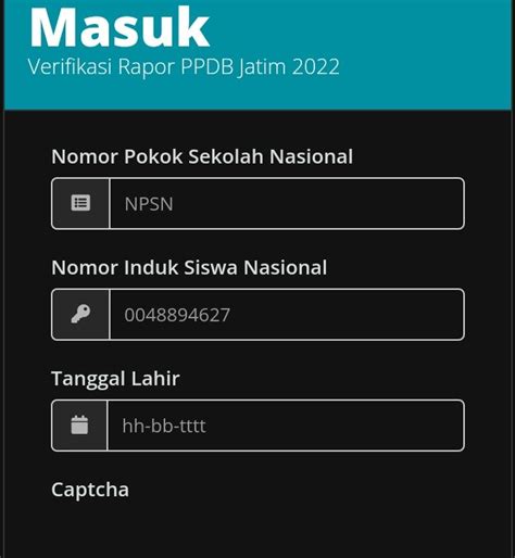 Rapor Ppdbjatim Net 2022 Begini Cara Login PPDB Jatim Untuk Verifikasi