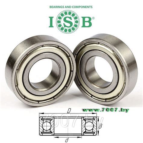 Подшипник MR126 ZZ,(DDL 1260 ZZ) размер 6x12x4 (ISB Italy): доставка по ...