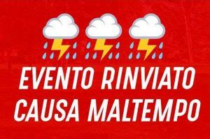 Il Maltempo Stoppa Corri Nuchis Rinviata Per Maltempo La Gara