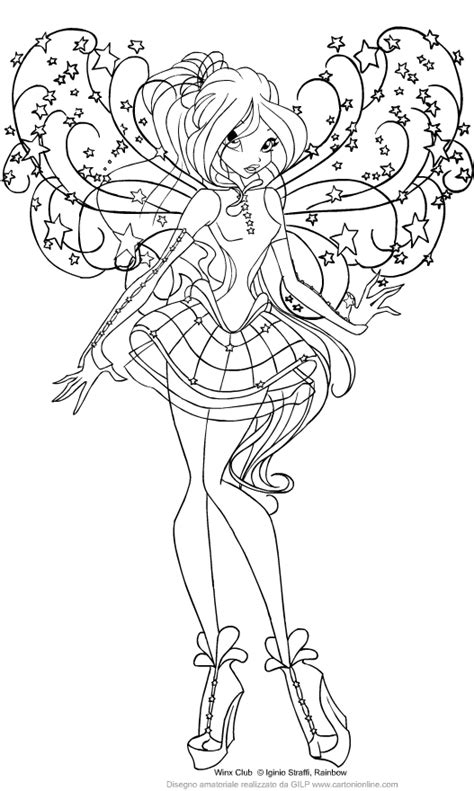 Desenho De Bloom De Les Winx Club Para Colorir